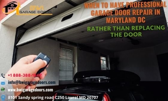 Garage Door Repair Maryland DC