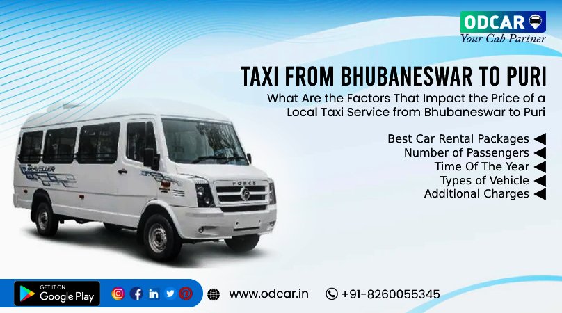 What Are the Factors That Impact the Price of a Local Taxi Service from Bhubaneswar to Puri