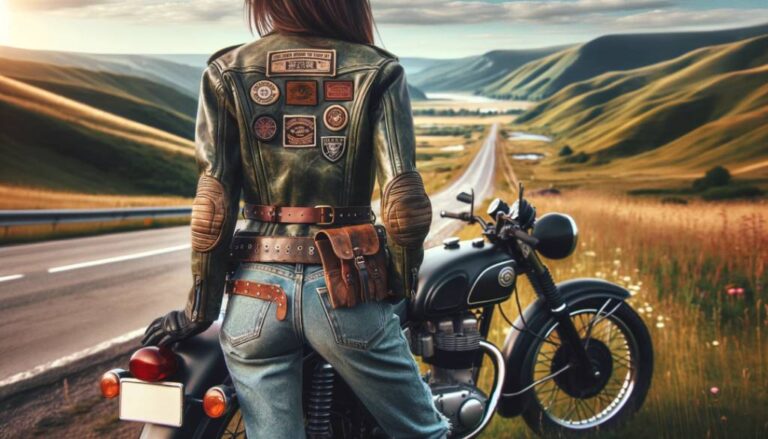 Waxed Cotton Motorcycle Jacket