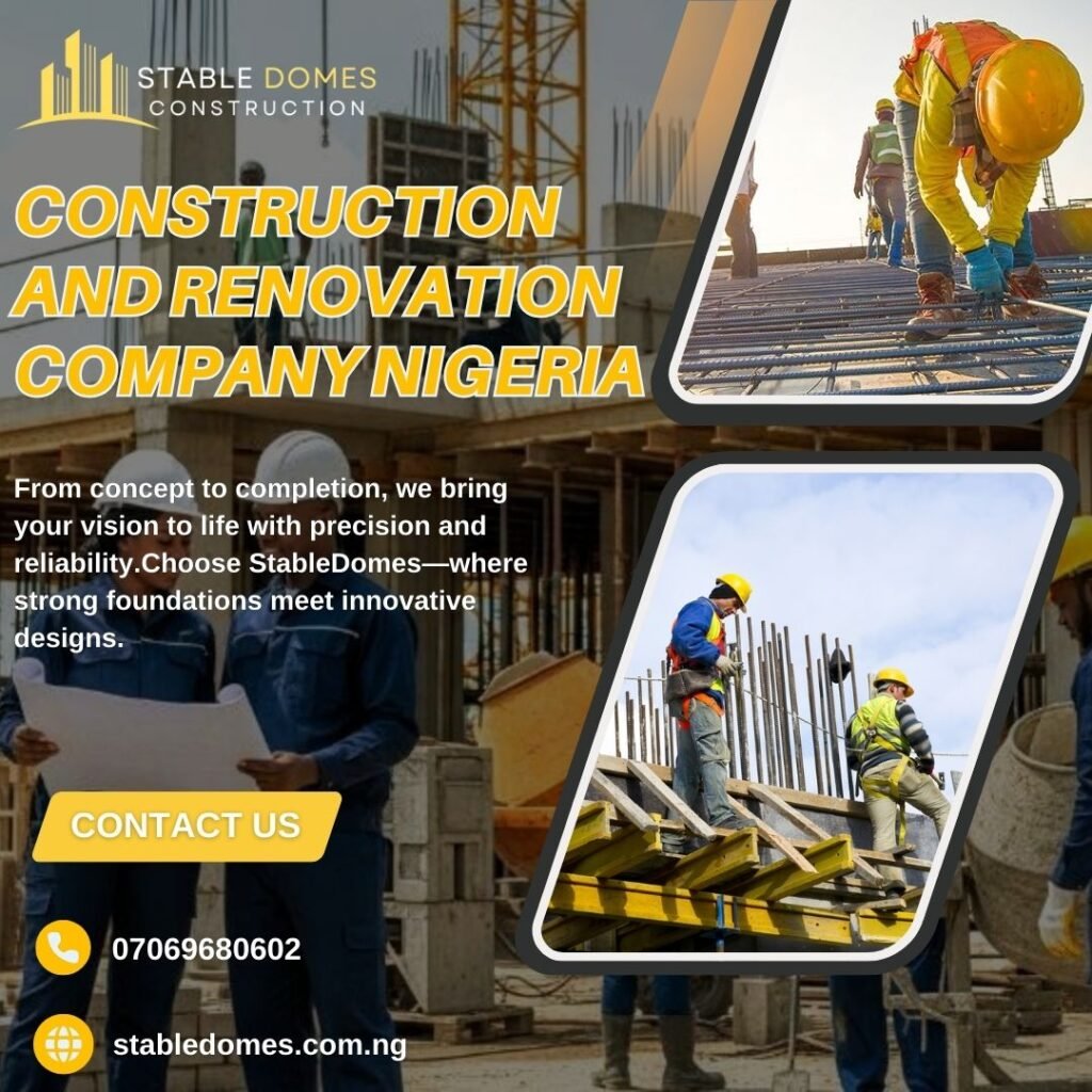 Construction and Renovation Company Nigeria