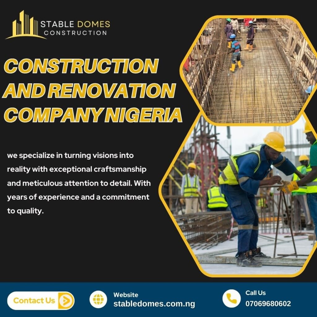 Construction and Renovation Company Nigeria