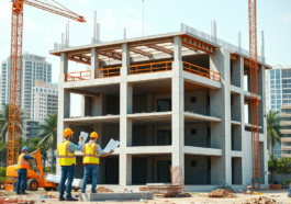 Building construction in Lagos