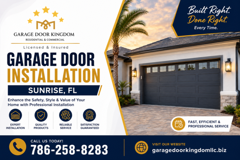 How to Choose Expert Garage Door Installation in Sunrise, FL How to Choose Expert Garage Door Installation in Sunrise, FL