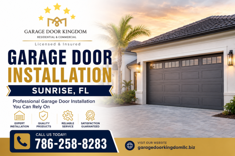 Expert Garage Door Spring Replacement in Sunrise, FL | Garage Door Kingdom